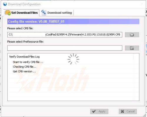Cara Flash Coolpad Cool 1 C106 Firmware Stock ROM via YGDP Flash Tool