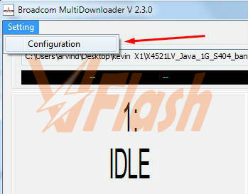 Cara Flash Advan S5H Firmware Stock ROM via Broadcom Multi Downloader Tool