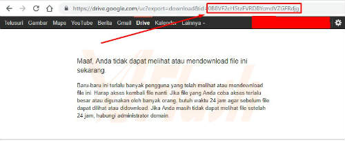Mengatasi Limit Download Google Drive